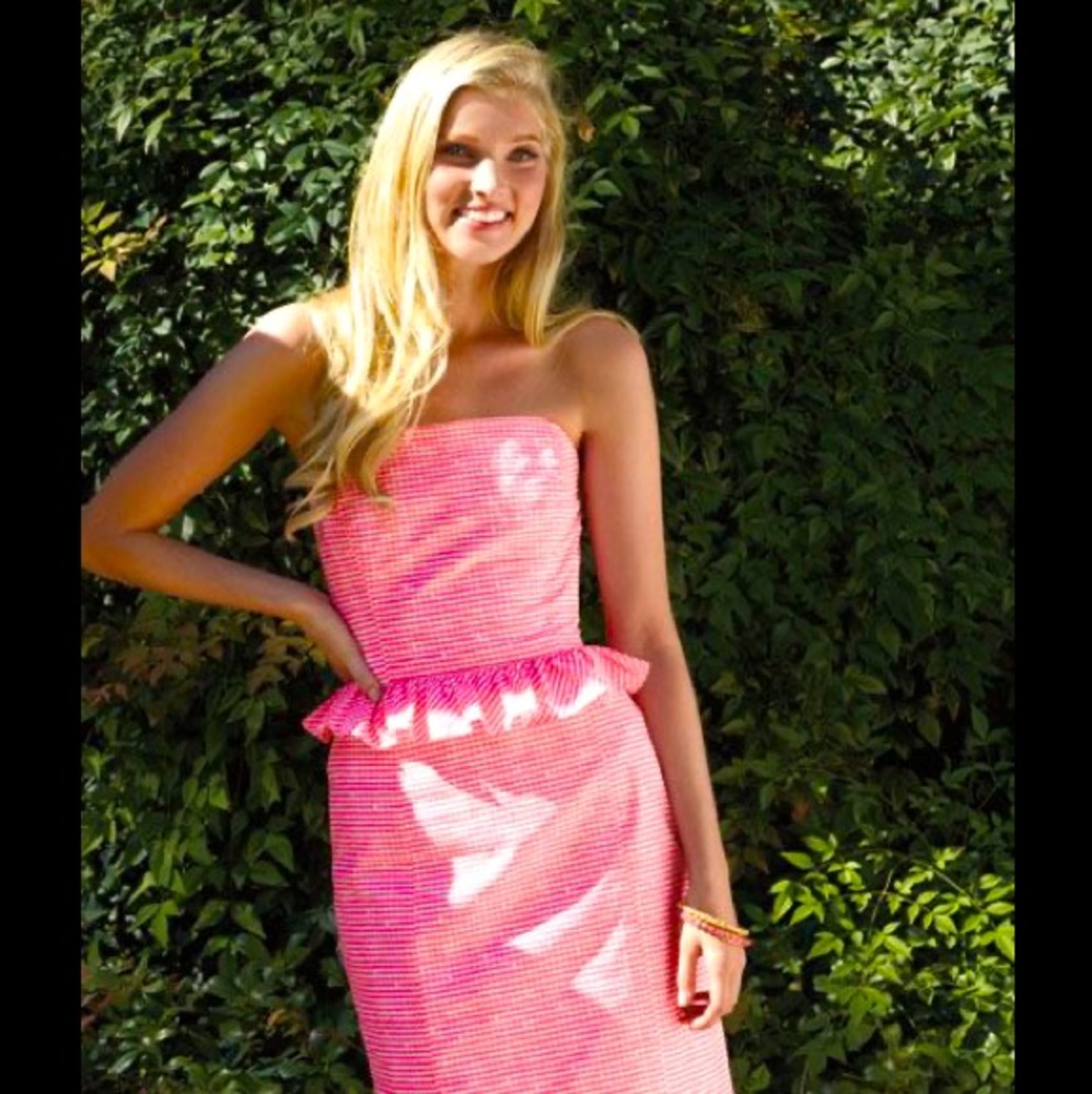 Lilly Pulitzer new w tags Fiesta Pink Lowe Dress